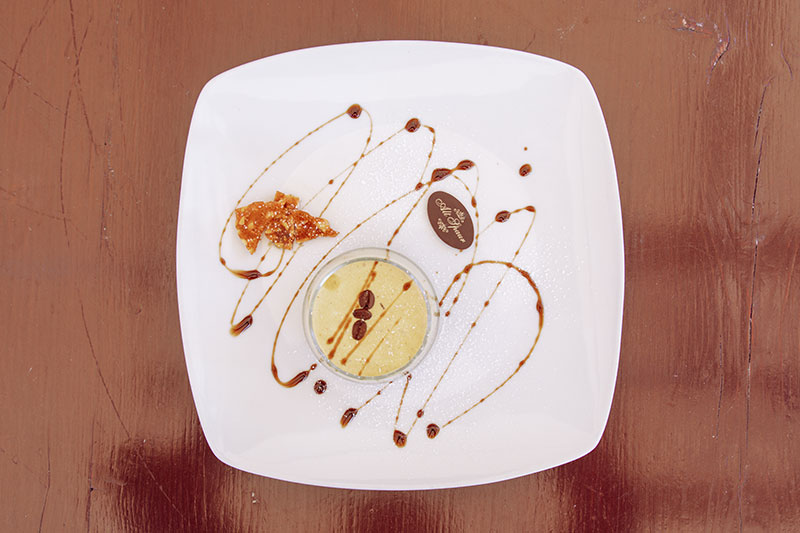 Panna cotta al caramello